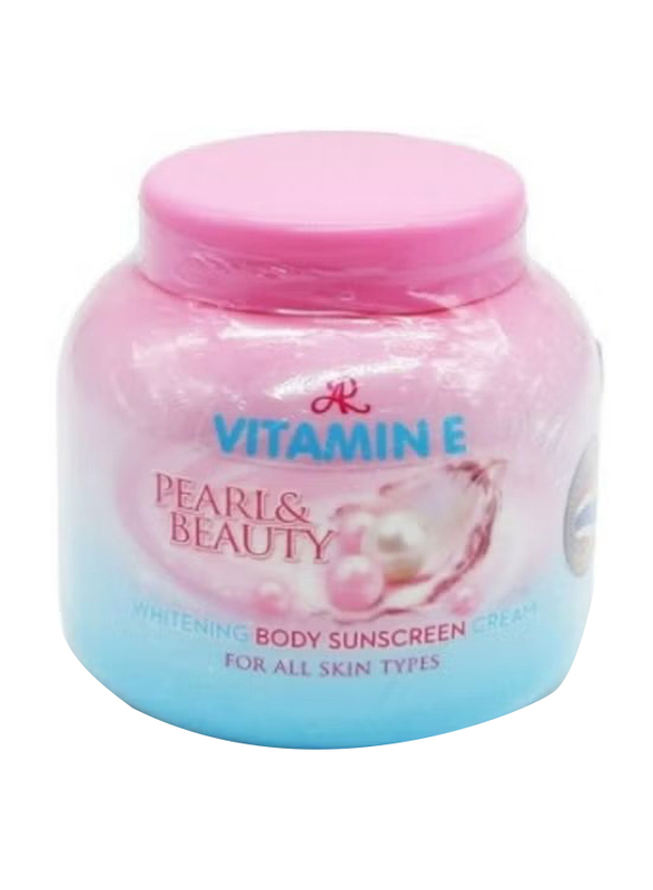 AR Vitamin E Pearl & Beauty Whitening Body Sunscreen Cream, 200gm