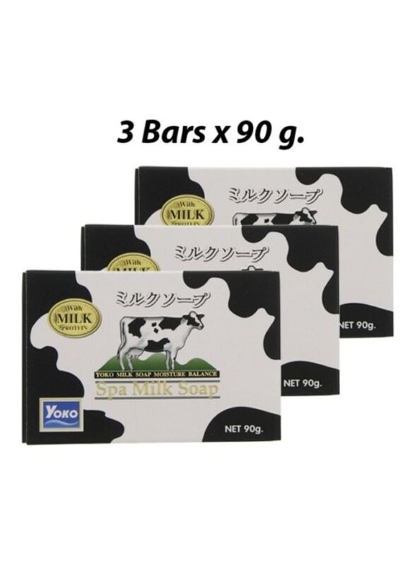 

Yoko Spa Milk Soap, 3 x 90g