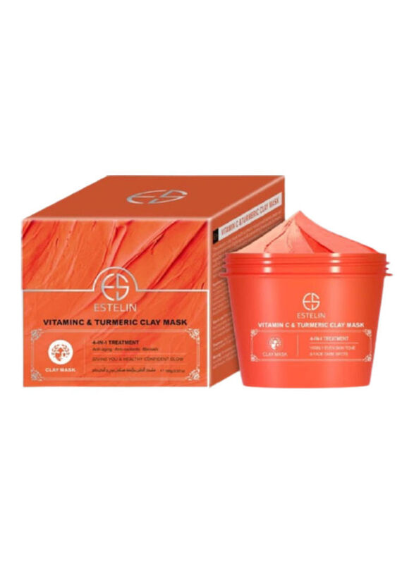 Estelin Vitamin C & Turmeric Clay Mask, 100gm