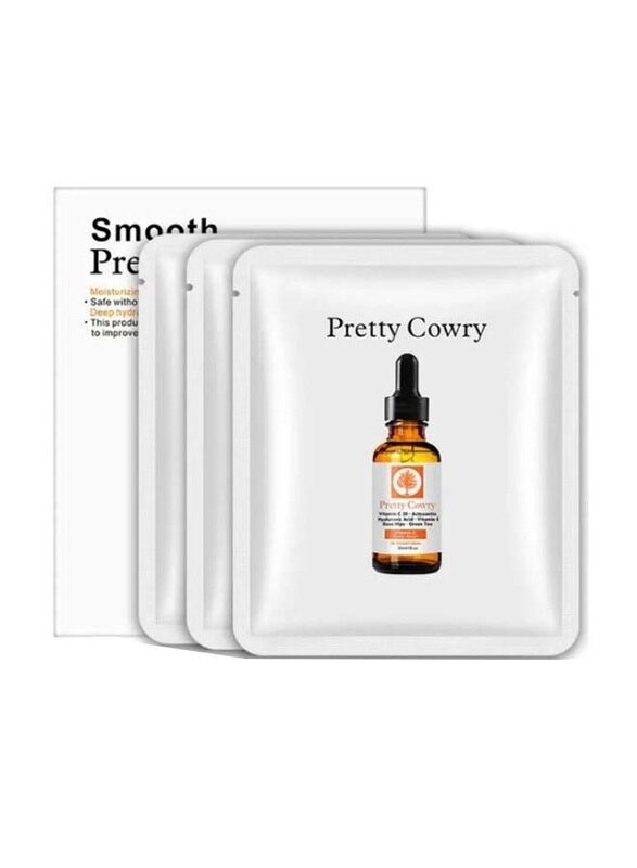 

Pretty Cowry Vitamin C Facial Mask, 3 Pieces