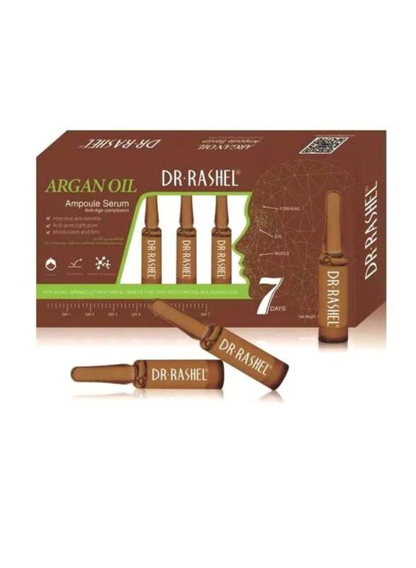 Dr. Rashel Argan Oil Ampoule Anti-Age Complexion Serum Set, 2ml, 7 Pieces