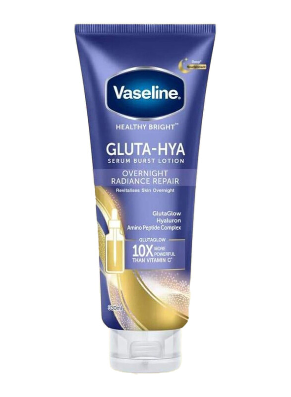 

Vaseline Gluta-Hya Serum Burst Lotion Overnight Radiance Repaire, 330ml