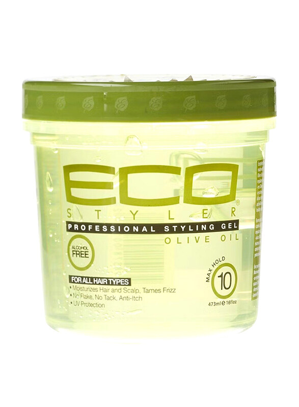 

Eco Olive Professional Styling Hair Gel for All Hair Types, 473ml