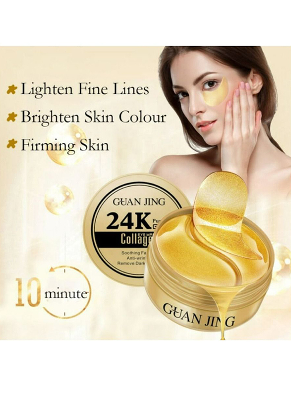 Guanjing Creme Pour Le Visage Anti Cernes Avec Collagene Dore 24K, 50ml