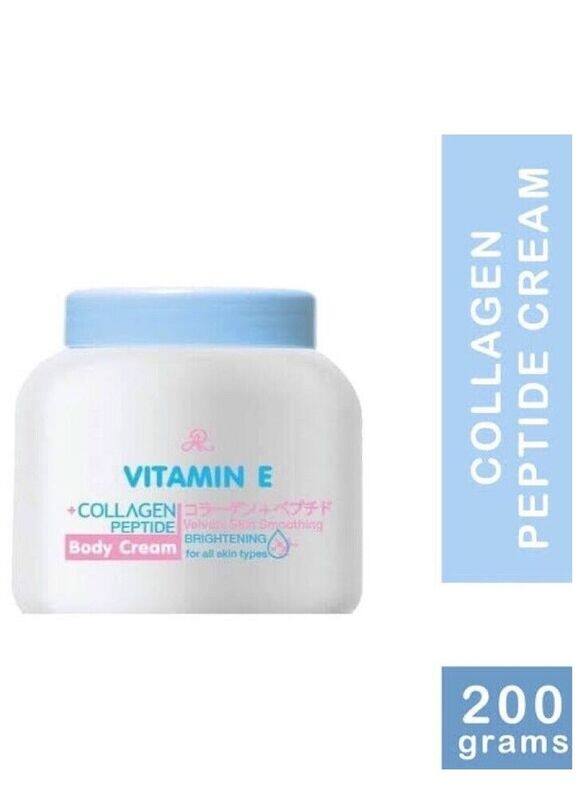 

AR Vitamin E Collagen Peptide Body Cream Brightens Lightens Youthful, 200gm