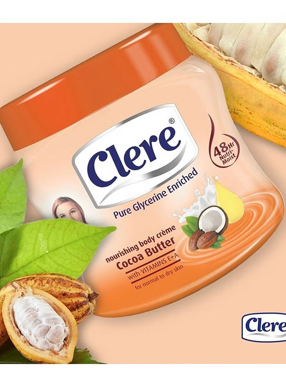 Clere Cocoa Butter Smoothing Cream, 500ml