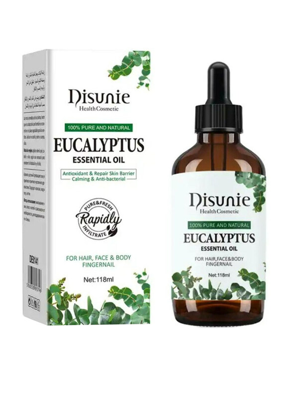 

Disunie Eucalyptus Pure Essential Oil, 118 ml