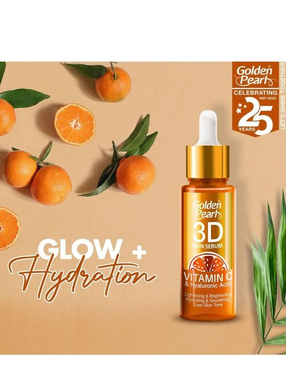 Golden Pearl 3D Vitamin C Skin Serum, 10ml