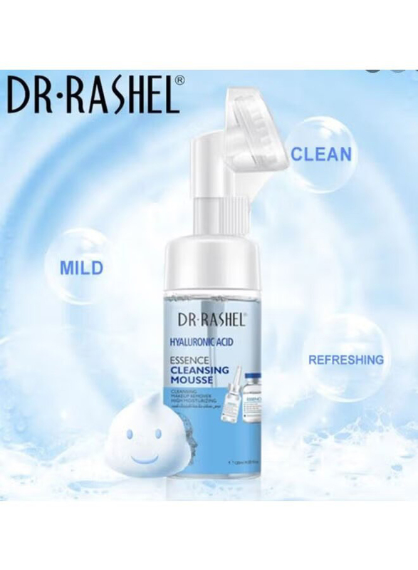 Dr. Rashel Hyaluronic Acid Essence Cleansing Mousse, 125ml, 2 Pieces