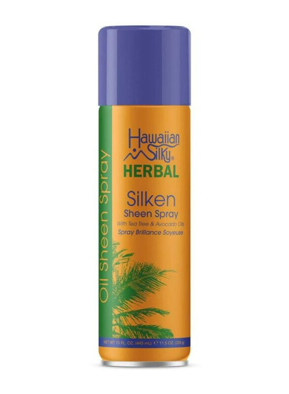 

Hawaiian Silky Herbal Silken Spray with Tea Tree And Avocado Oils All Hair Types, 445ml