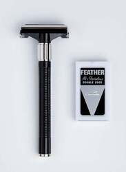 Feather Safety Razor Double Edge Razor Blades, Silver, 1 Piece