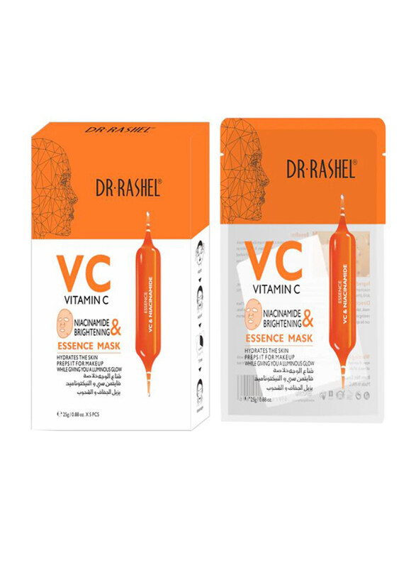 

Dr. Rashel 5-Piece Vitamin C Niacinamide & Brightening Essense, 28gm