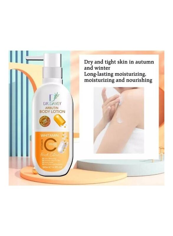 Dr. Davey Vitamin C Arbutin Body Lotion, 500ml