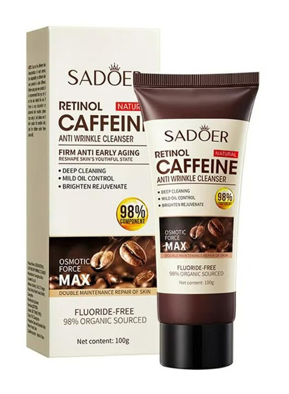 

Sadoer Caffine Anti Wrinkle Cleanser, 100gm