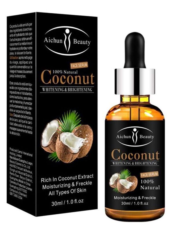 Aichun Beauty Coconut Whitening And Brightening Face Serum, 30ml