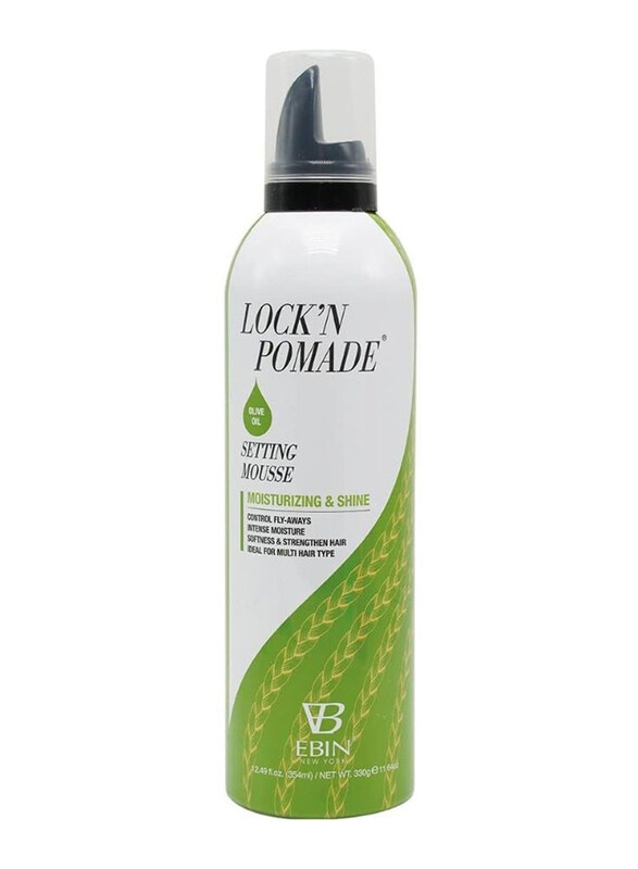 

Ebin New York LOCK'N POMADE Moisturizing & Shine - Olive Oil Setting Mousse for All Hair Types, 354ml