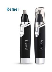 Kemei KM-6512 Portable Nasal Nose Hair Trimmer, Black