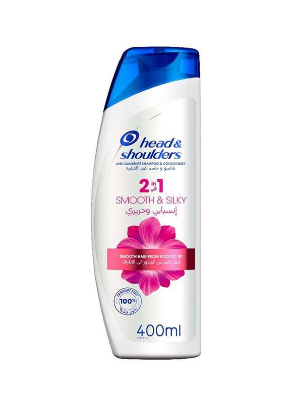 Head & Shoulders Smooth and Silky 2in1 Anti-Dandruff Shampoo, 400ml