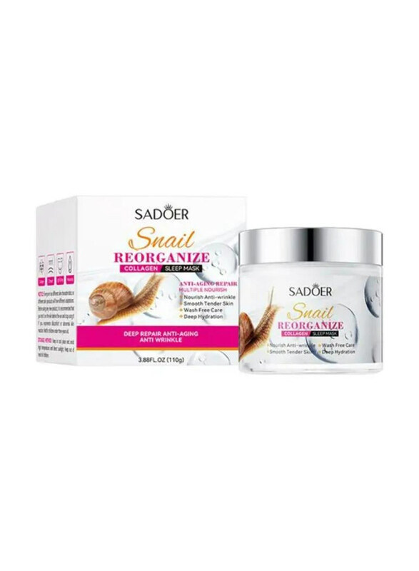 

Sadoer Snail Reorganize Collagen Sleep Mask, 110gm