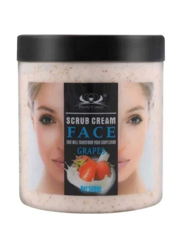 Pretty Cowry Face Scrub Cream Grapes, 500ml