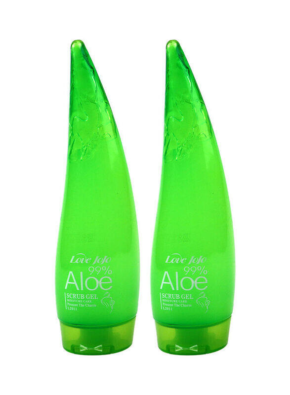 

Love JoJo 99% Aloe Moisture Care Scrub Gel, 2 x 200ml