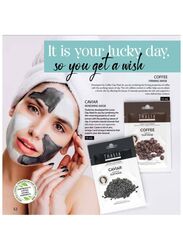 Thalia Skin Renewing & Nourishing Caviar + Purifying, Pore Tightening Coffee & Clay Face Mask, 15ml, 2 Pieces