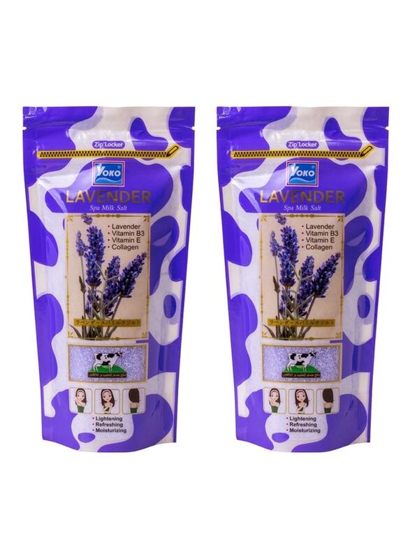 Yoko Lavender Spa Milk Bath Salt, 300gm, 2 Piece