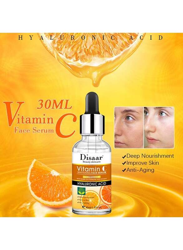 Disaar Vitamin C Hyaluronic Acid Face Serum, 30ml