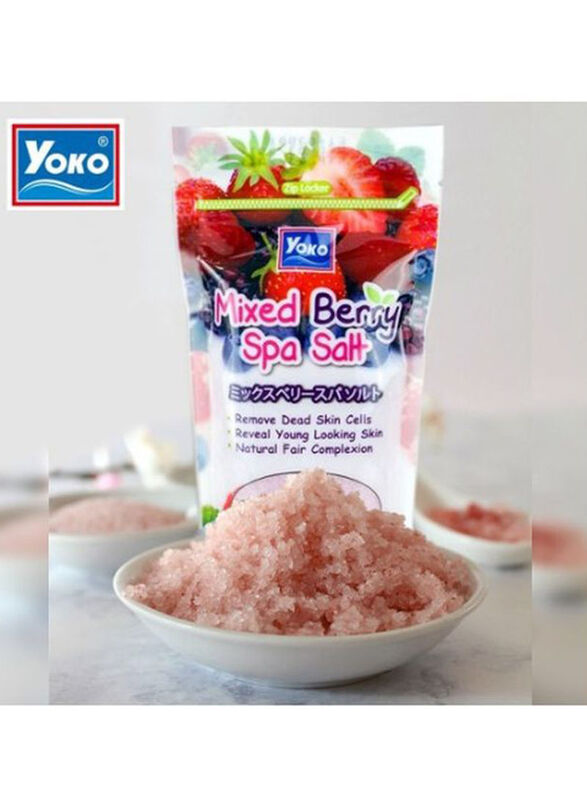 Yoko Mixed Berry Spa Salt, 300gm