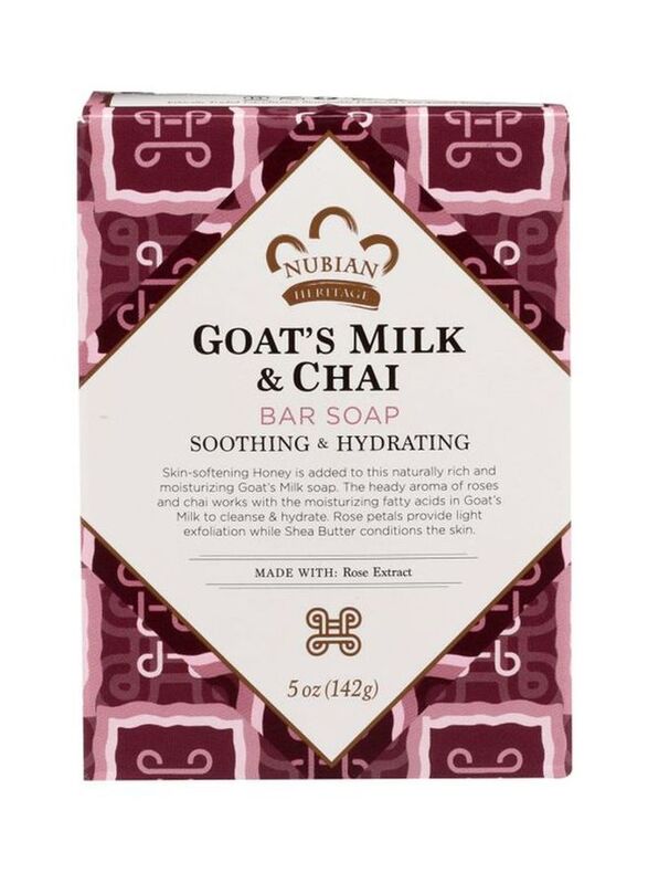 Nubian Heritage Goats Milk And Chai Soap Bar, 24 x 5g