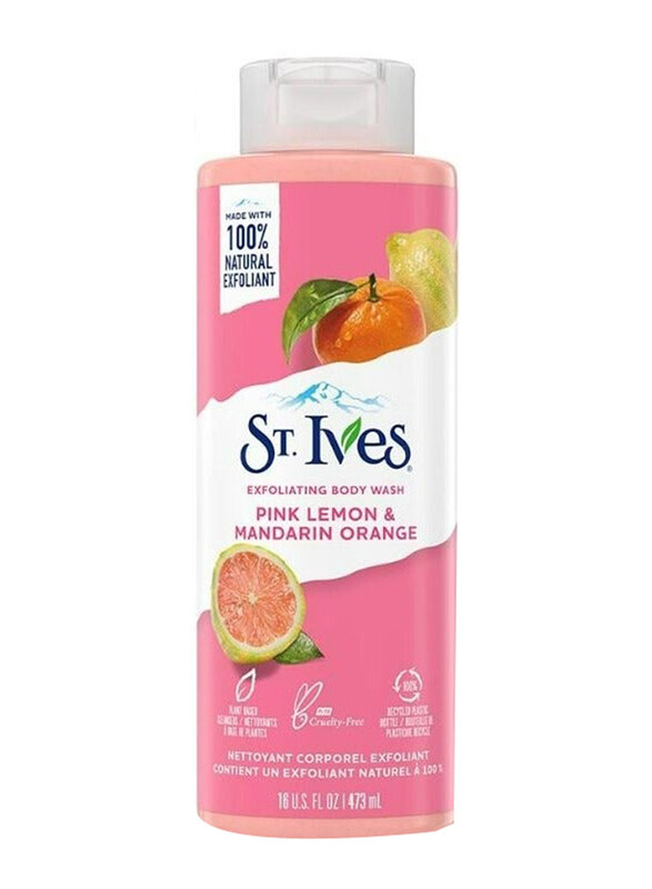 

St. Ives Pink Lemon & Mandarin Orange Exfoliating Body Wash, 473ml