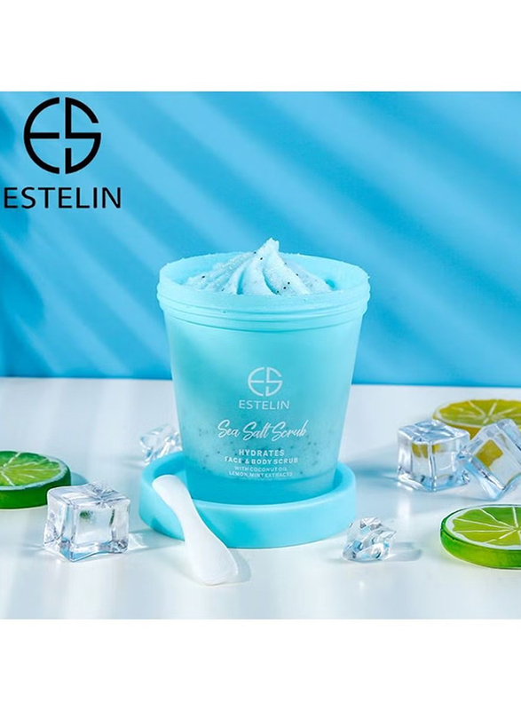 Estelin Hydrates Sea Salt Face Body Scrub, 280gm