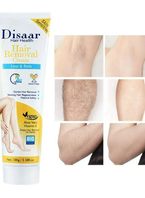 Disaar Aloe Vera & Vitamin E Extract Hair Removal Cream, 100gm