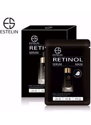 Estelin Retinol Anti-Wrinkle Serum Mask, 25ml, 10 Masks