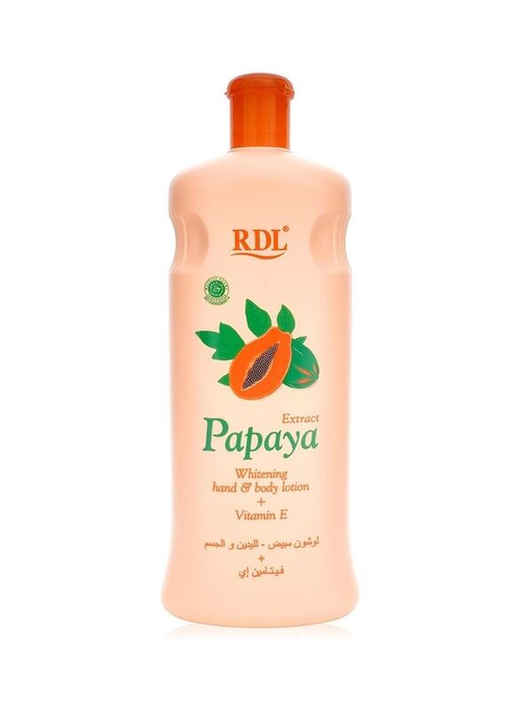 RDL Papaya Extract Whitening Hand & Body Lotion, 600ml