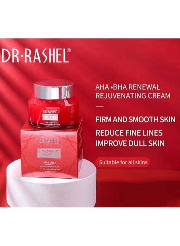 Dr. Rashel Alpha Hydroxy Acid AHA-BHA Renewal Rejuvenating Cream, 50gm