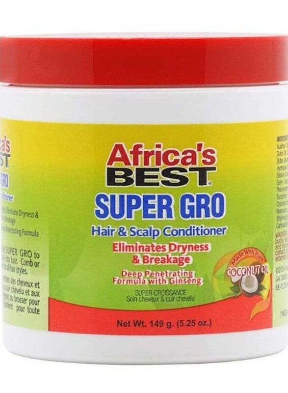 

Africa's Best Super Gro Hair & Scalp Conditioner for All Hair Types, 149gm