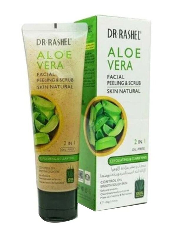 

Dr. Rashel 2-in-1 Aloe Vera Facial Peeling & Scrub, 100gm