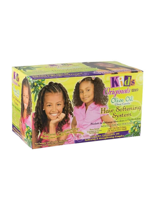 

Africa's Best Original Olive Oil Kids Organics Hair Softening System Kit, Set