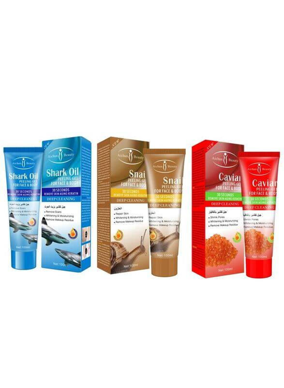 

Aichun Beauty Exfoliating Gel Set, 3 Pieces