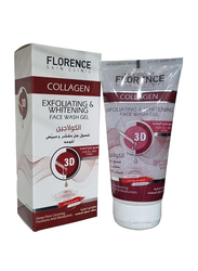 Florence Exfoliating Whitening Face Wash Gel Collagen