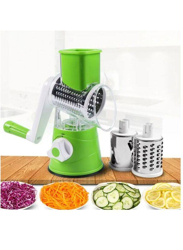 

Generic Vegetable Cutter Multi-Function Rotary Grater, Multicolour