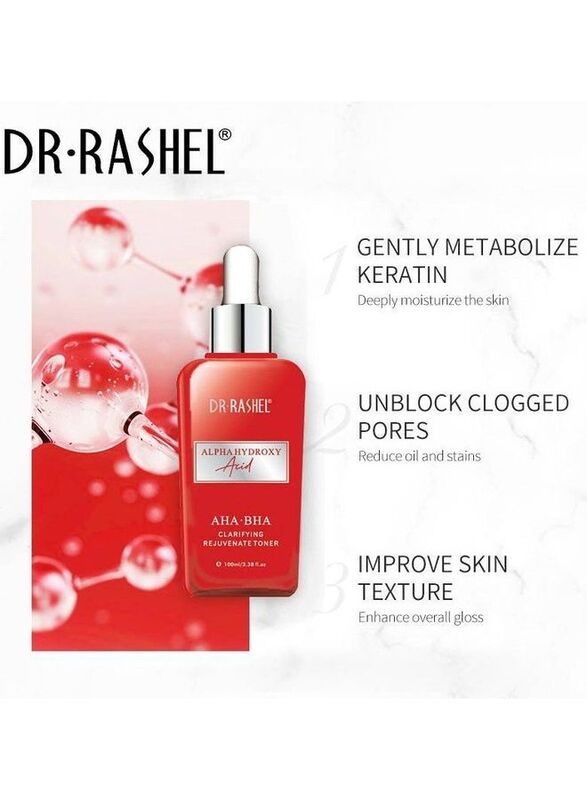 Dr. Rashel Alpha Hydroxy Acid AHA-BHA Miracle Renewal Serum, 100ml