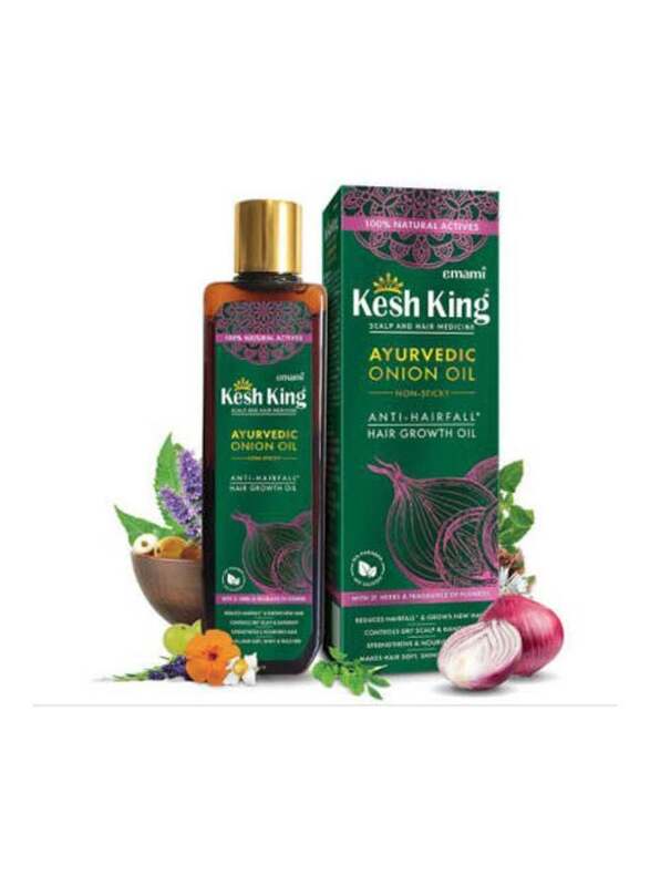 Emami Kesh King Ayurvedic Onion Oil Scalp and Hair Medicinal Growth Oil, 200ml