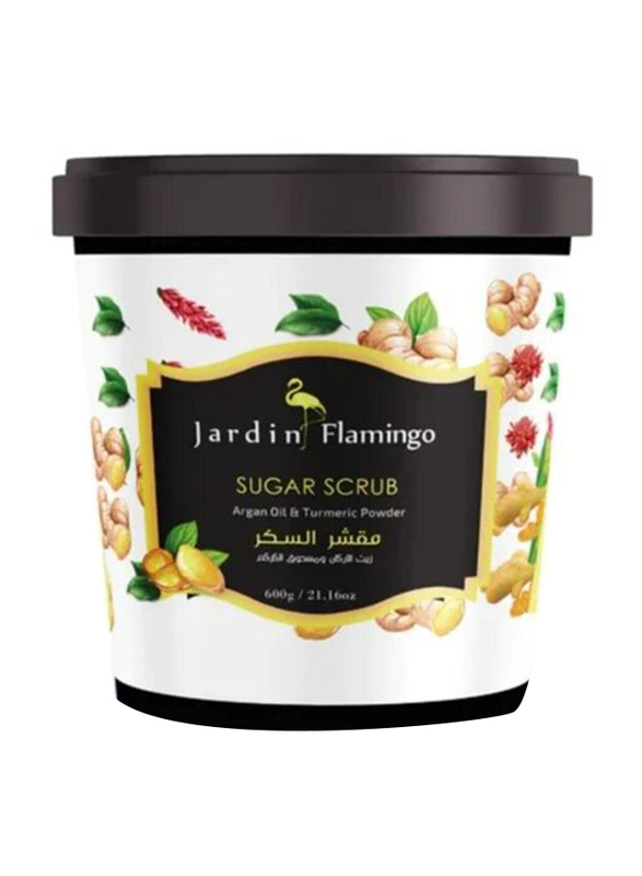 Jardin Flamingo Sugar Scrub Argan Oil & Turmeric Powder, 600gm