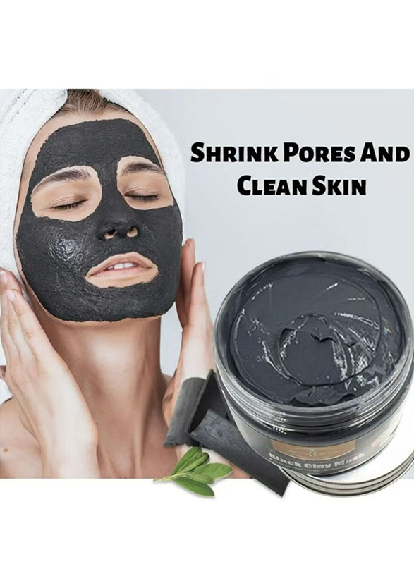 Aichun Beauty Argan Oil & Bamboo Charcoal Black Clay Mask, 150gm