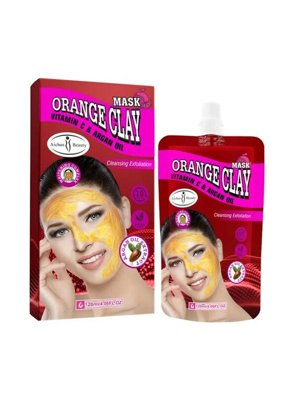 

Aichun Beauty Vitamin C & Argan Oil Orange Clay Mask, 120 ml
