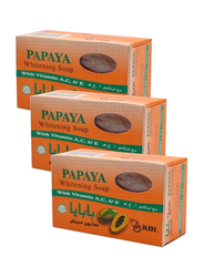 RDL Papaya Whitening Soap, 3 x 135gm