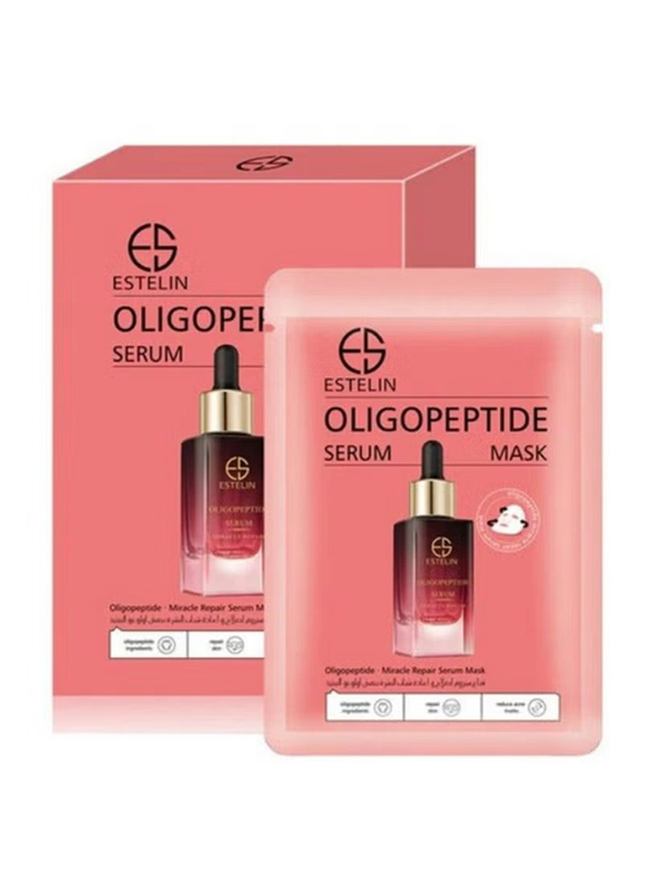 Estelin 10-Piece Oligopeptide Miracle Repair Serum Mask, 25ml