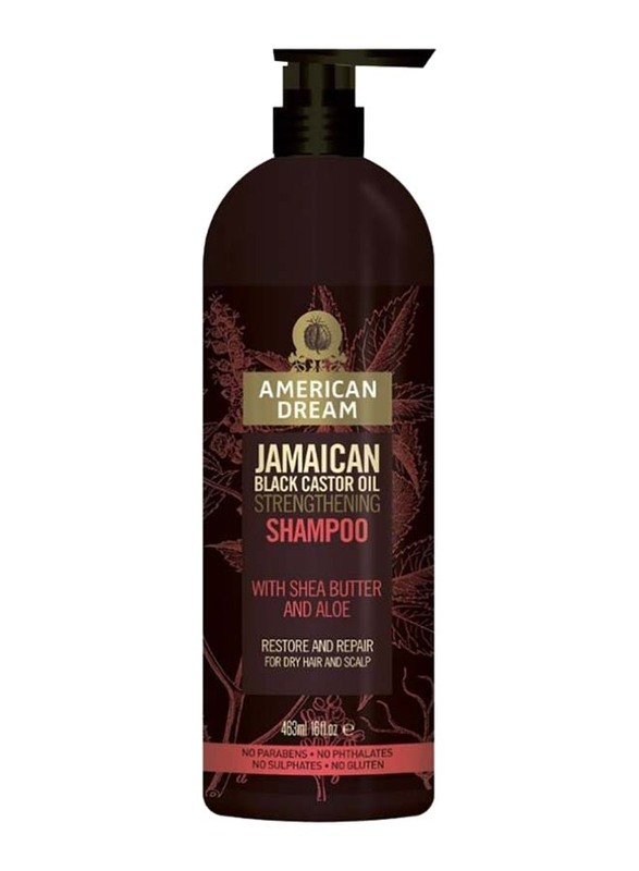 

American Dream Jamaican Black Castor Oil Strengthening Shampoo for All Hair Types, 463ml